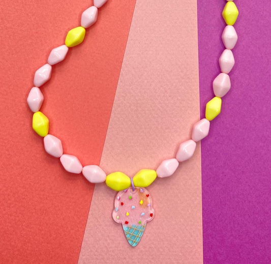 Strawberry Sorbet Necklace