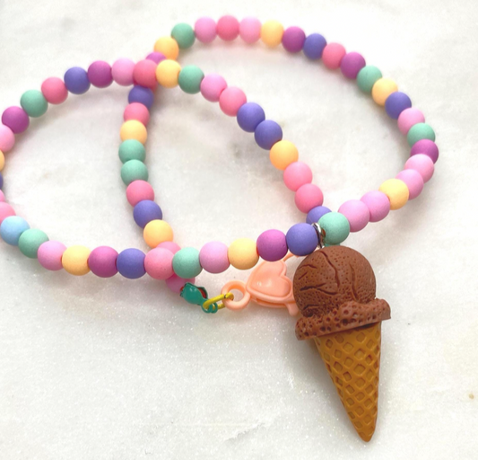 Choco Ice Cream Necklace