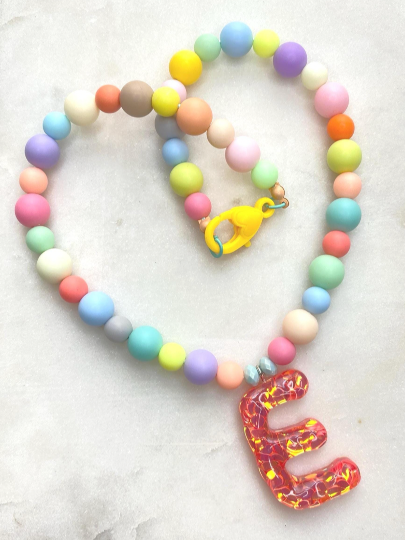 Letter E Necklace