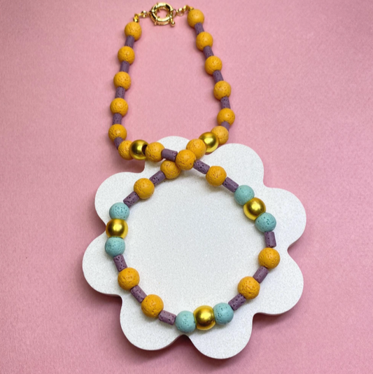 Orange Fall Necklace