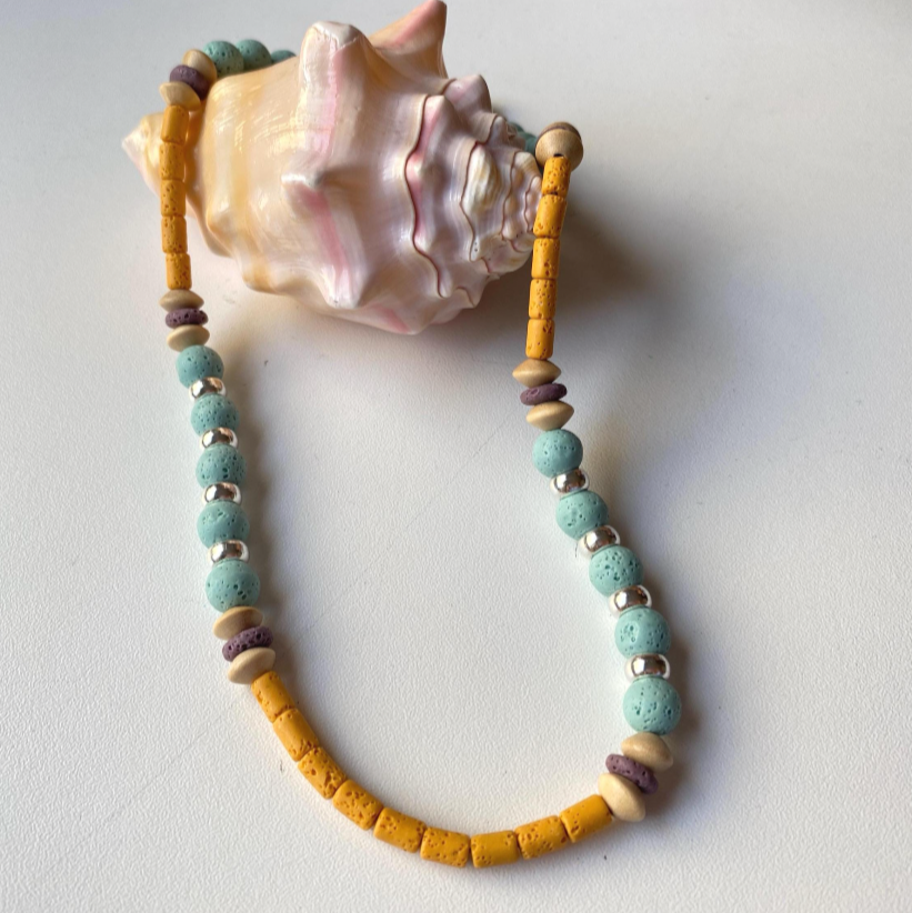 Blue Fall Necklace