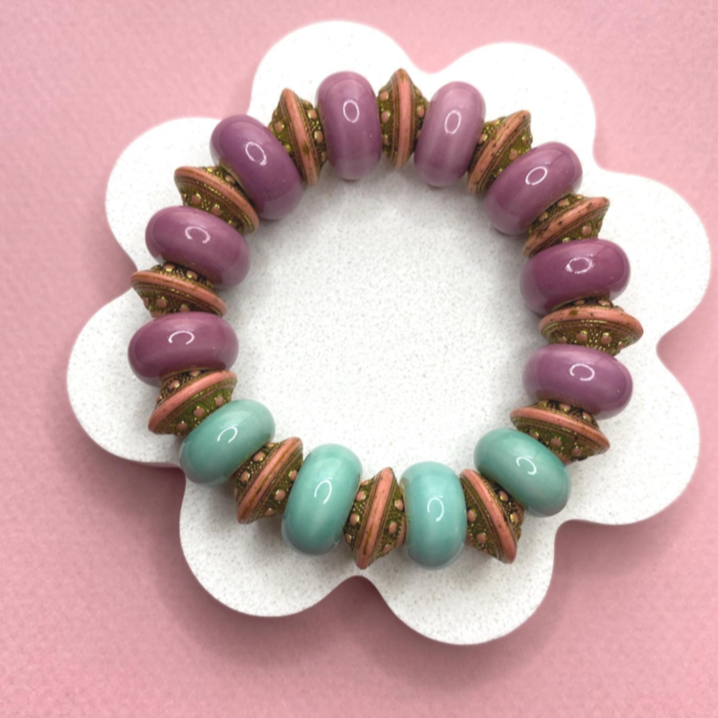 Purple Ceramic Bracelet
