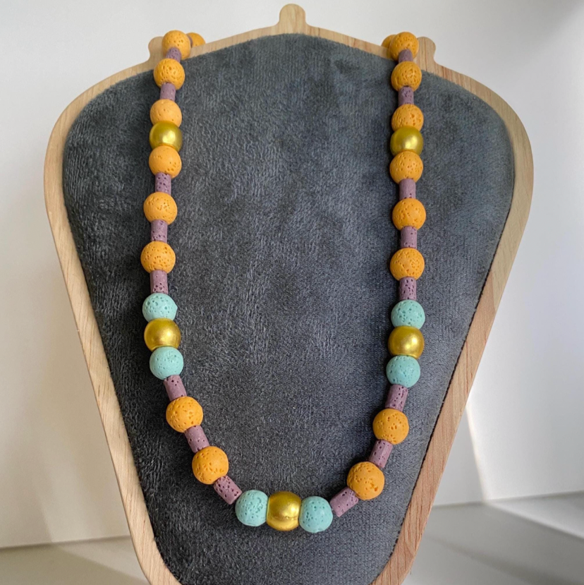 Orange Fall Necklace