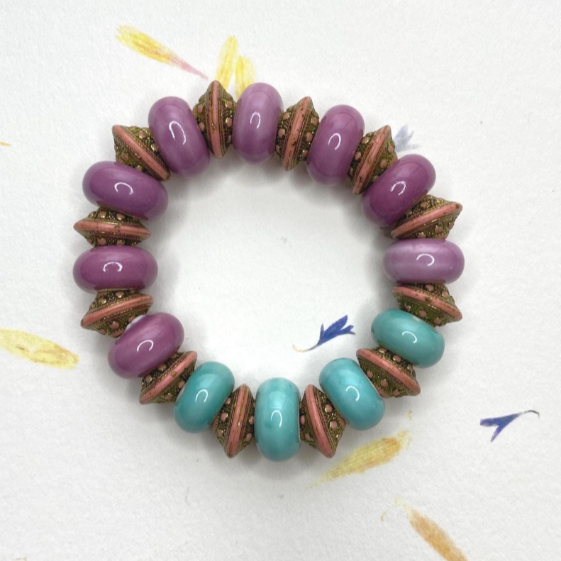 Purple Ceramic Bracelet
