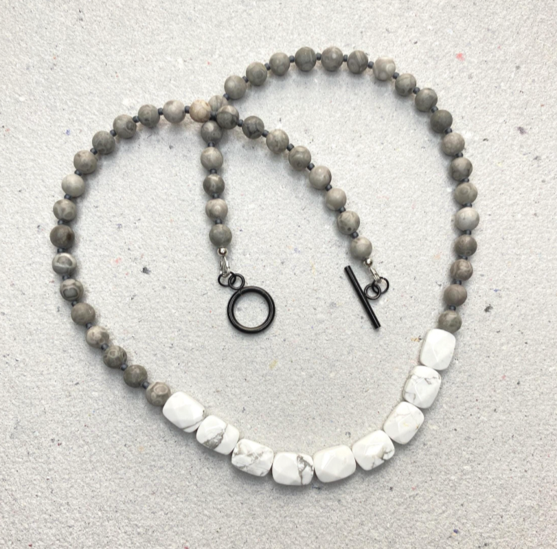 White & Gray Necklace