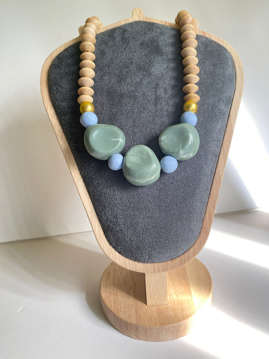 Green Beaded Necklace