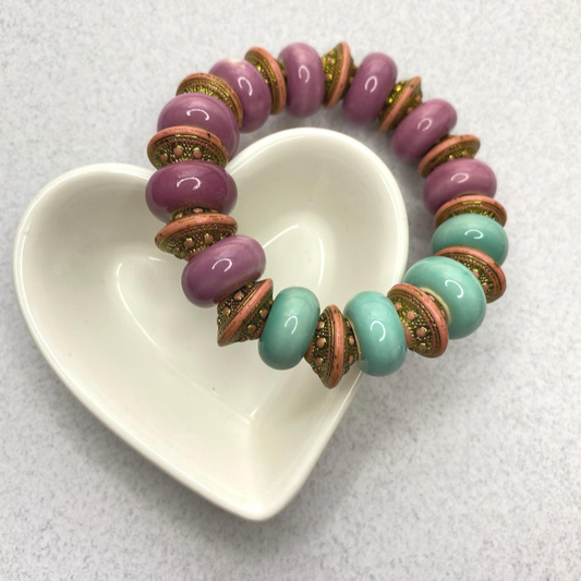 Purple Ceramic Bracelet