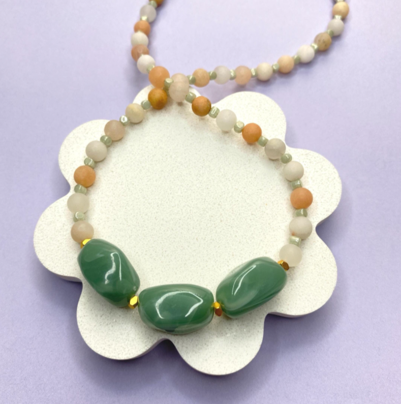 Amazonite Green Necklace
