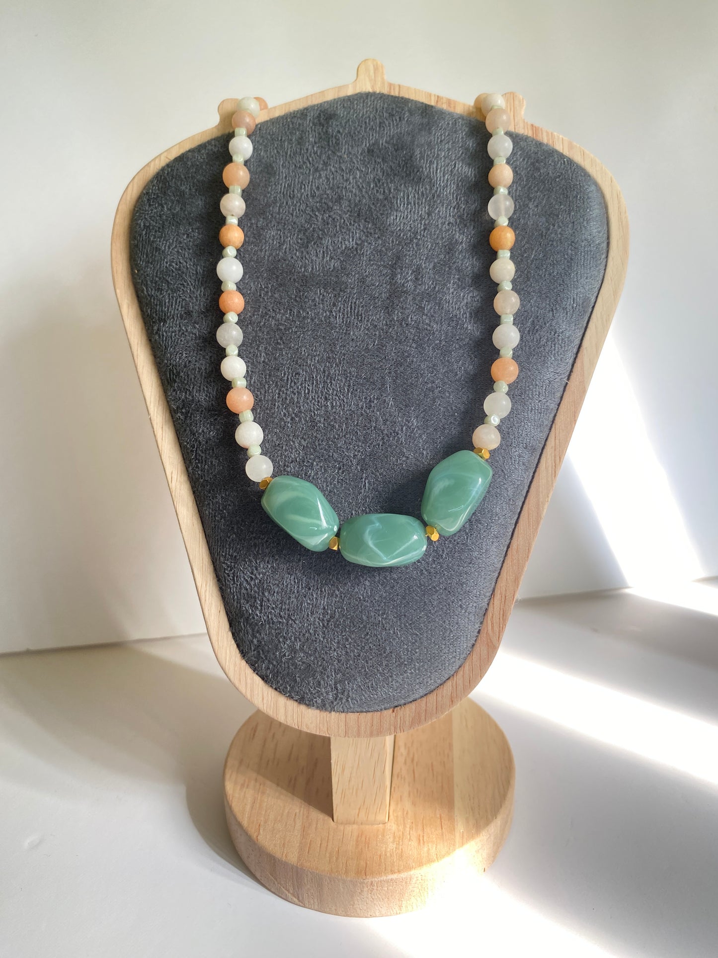 Amazonite Green Necklace