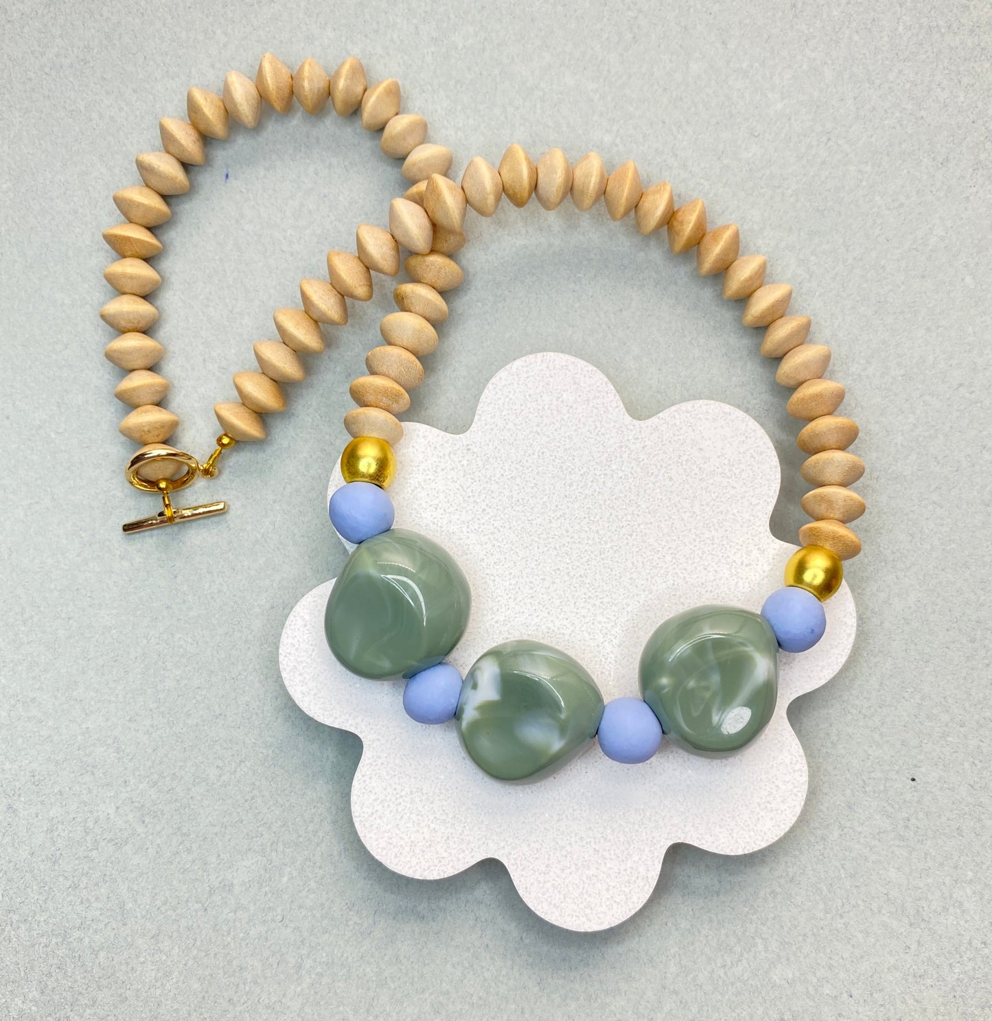 Green Beaded Necklace