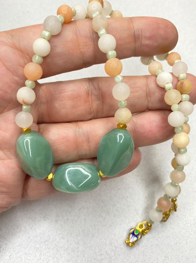 Amazonite Green Necklace