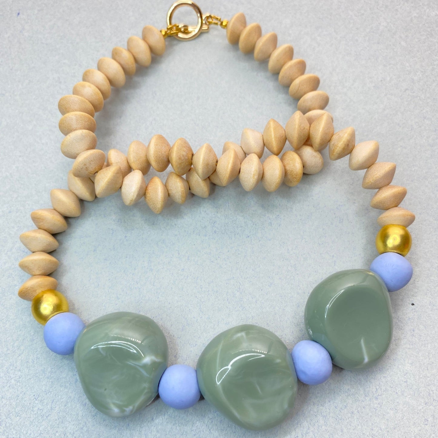 Green Beaded Necklace