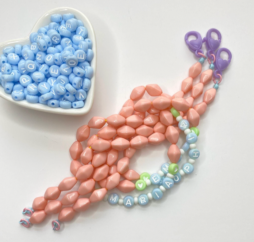 Pastel Pink Name Necklace