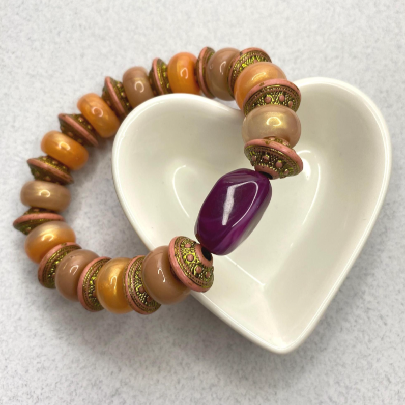 Burnt Orange Bracelet