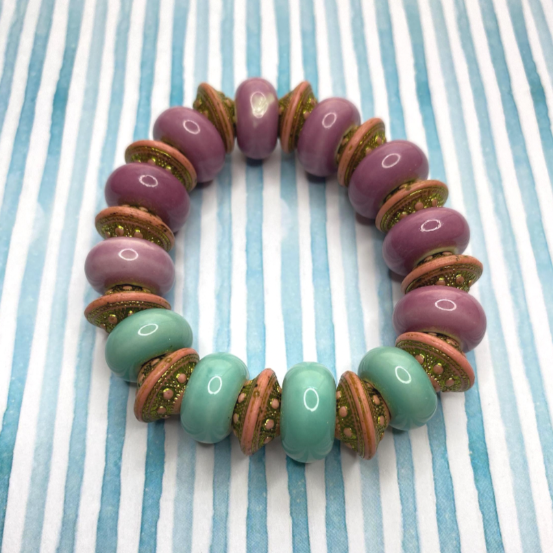 Purple Ceramic Bracelet