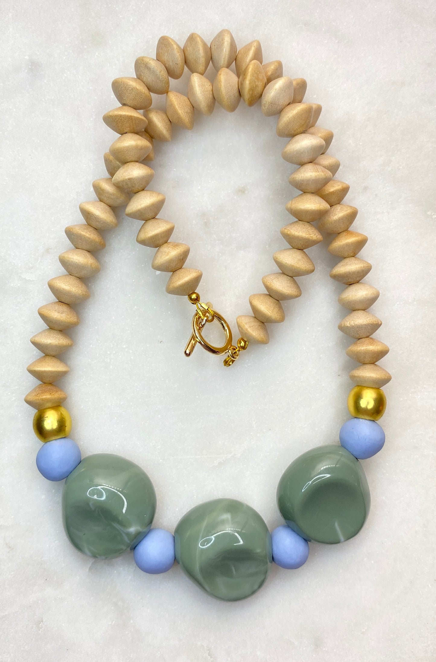 Green Beaded Necklace