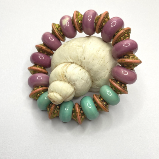 Purple Ceramic Bracelet