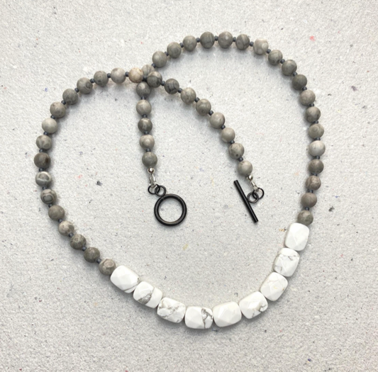 White & Gray Necklace