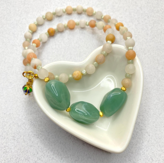 Amazonite Green Necklace