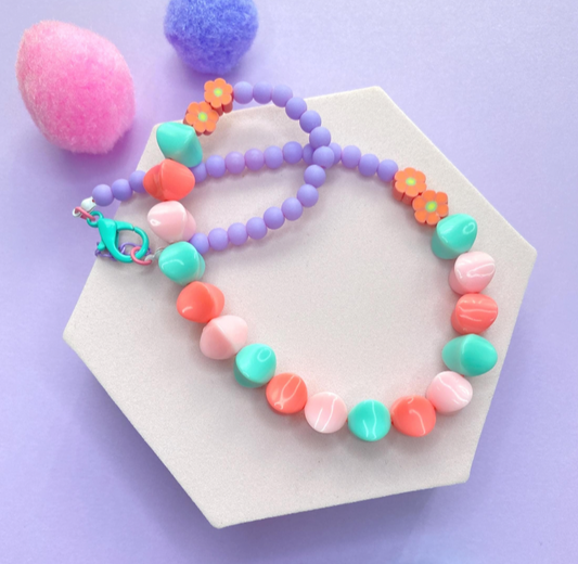 Purple Circus Necklace
