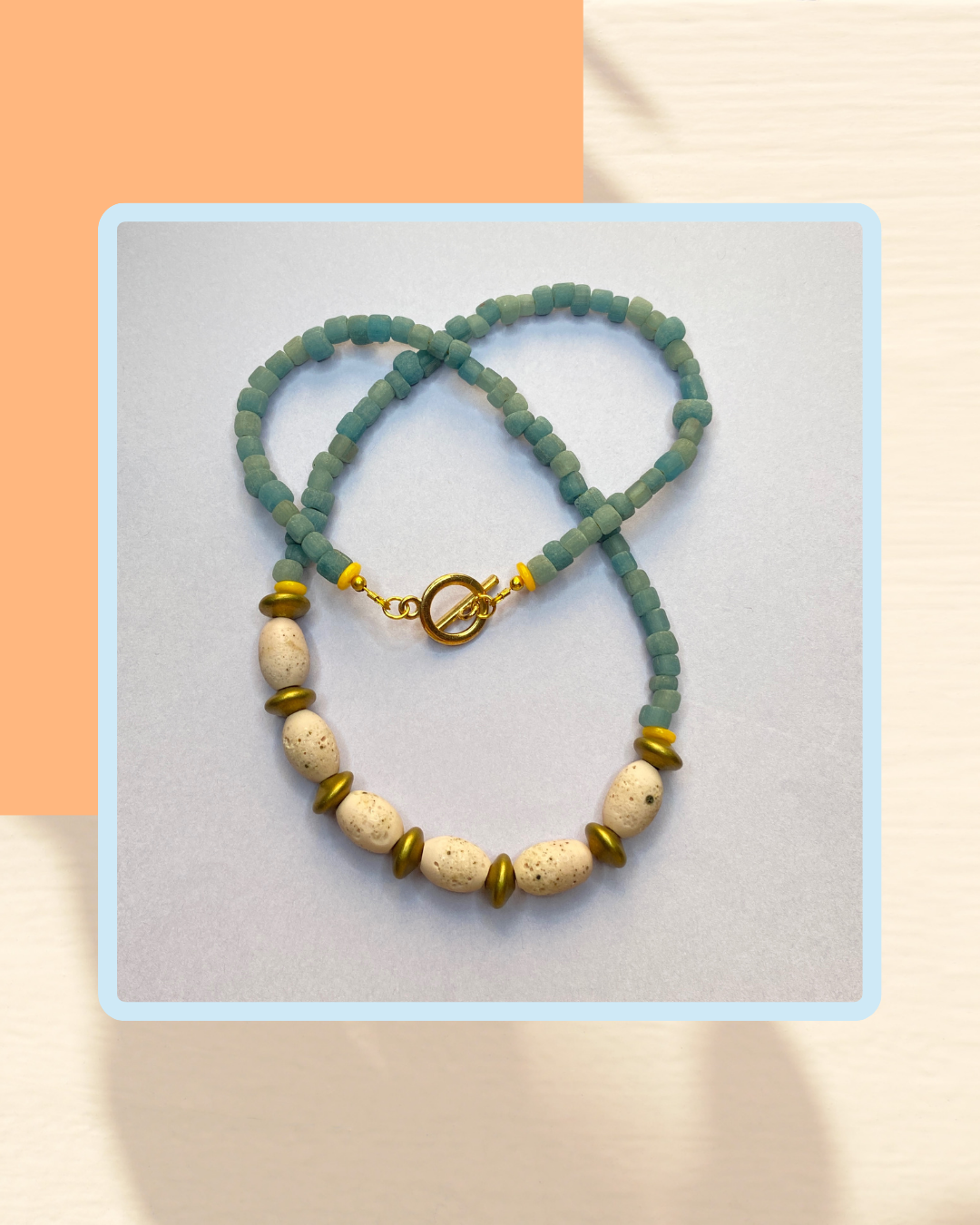 Green Beaded Necklace