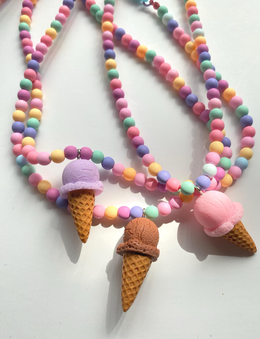 Choco Ice Cream Necklace