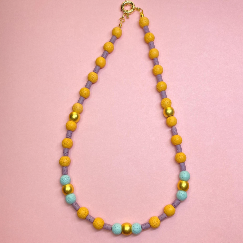 Orange Fall Necklace