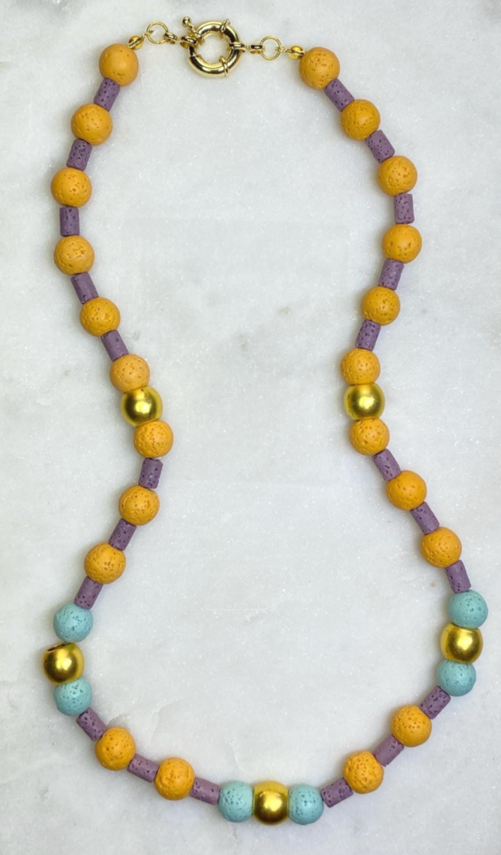 Orange Fall Necklace