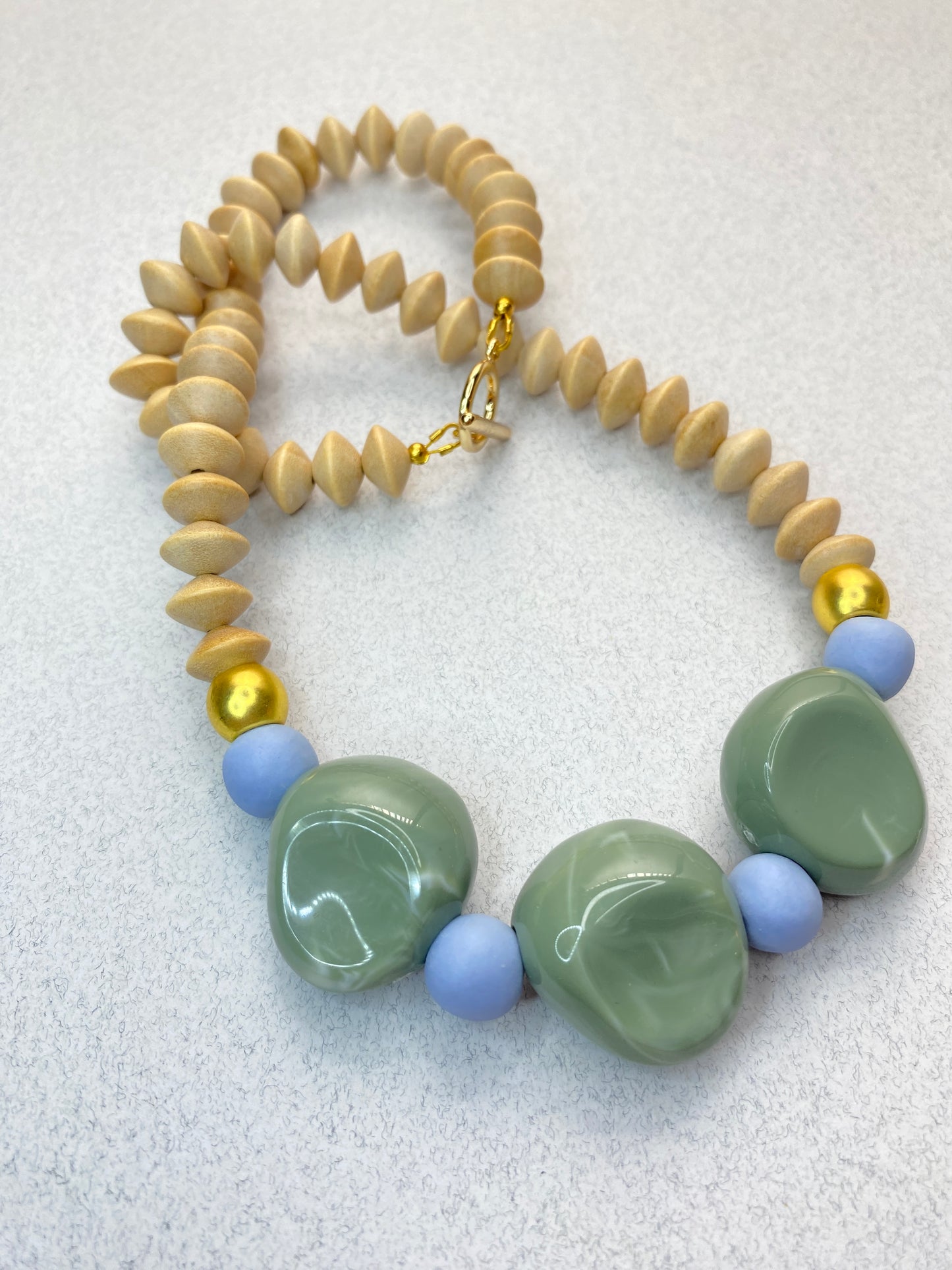 Green Beaded Necklace