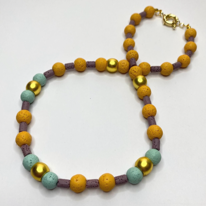 Orange Fall Necklace