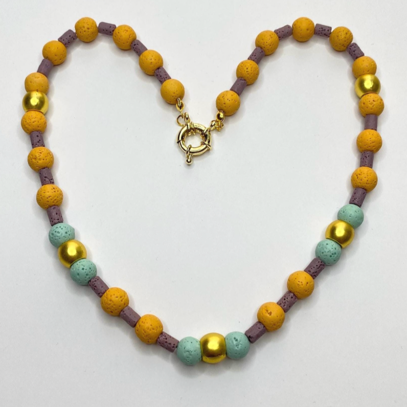 Orange Fall Necklace